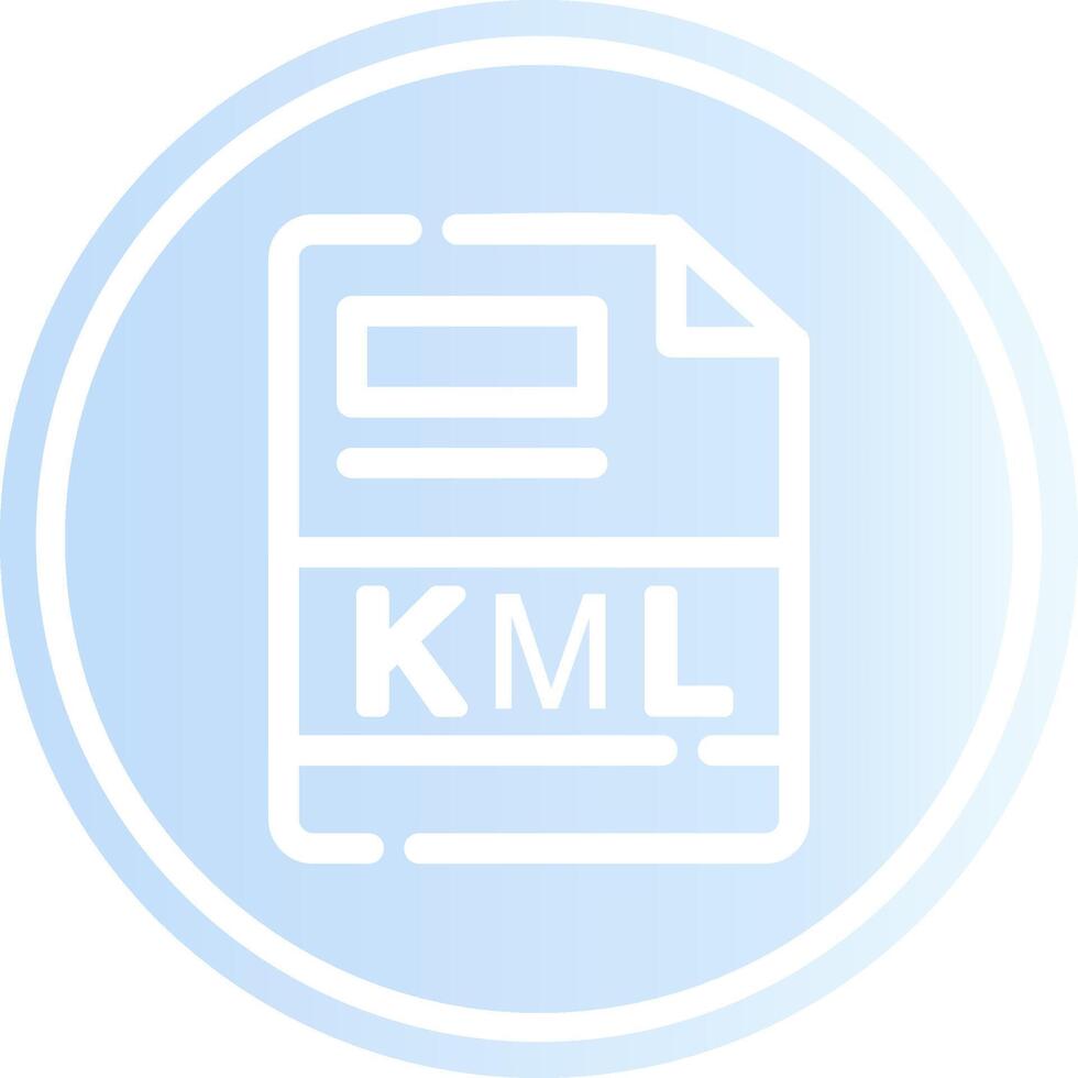 KML Creative Icon Design vector