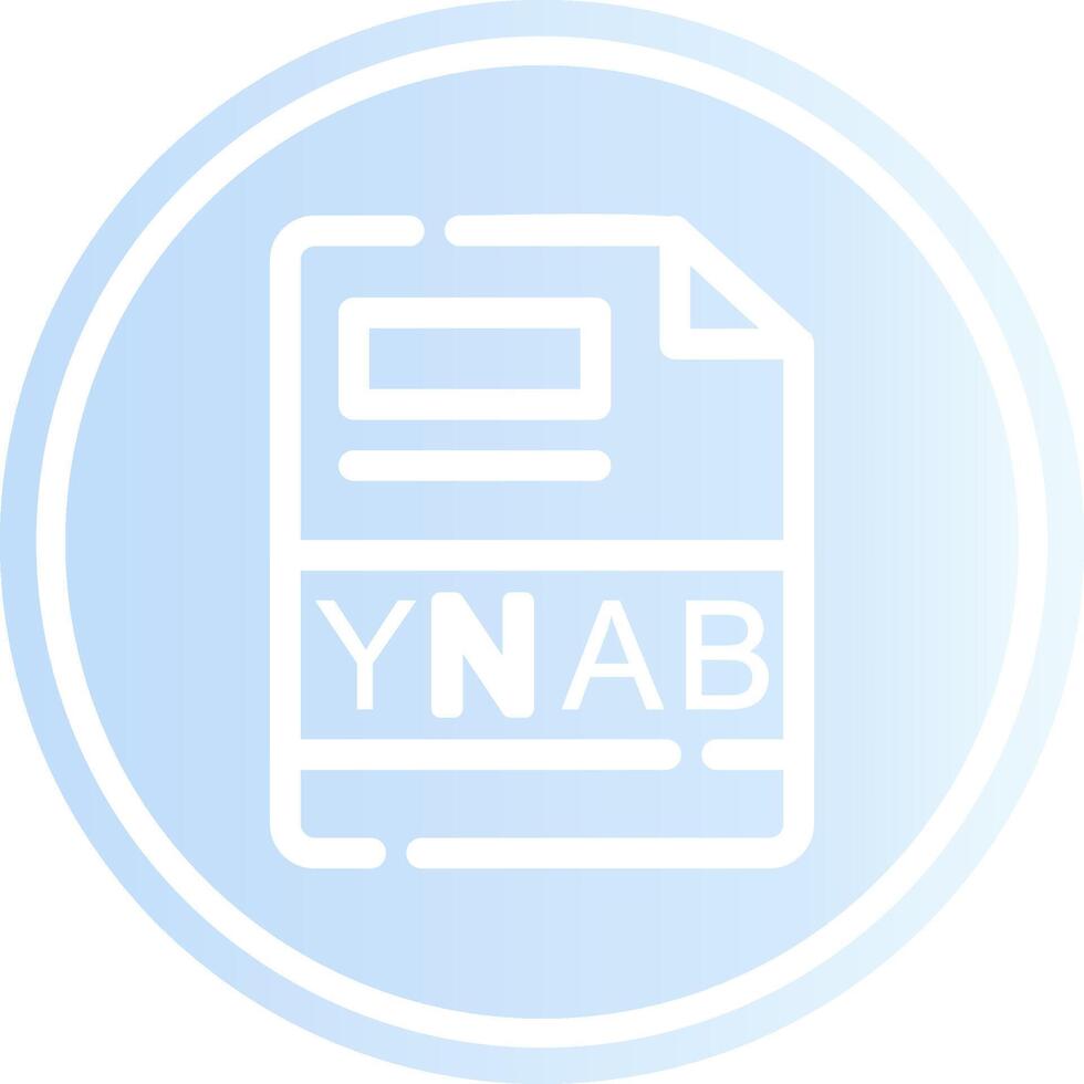 ynab creativo icono diseño vector