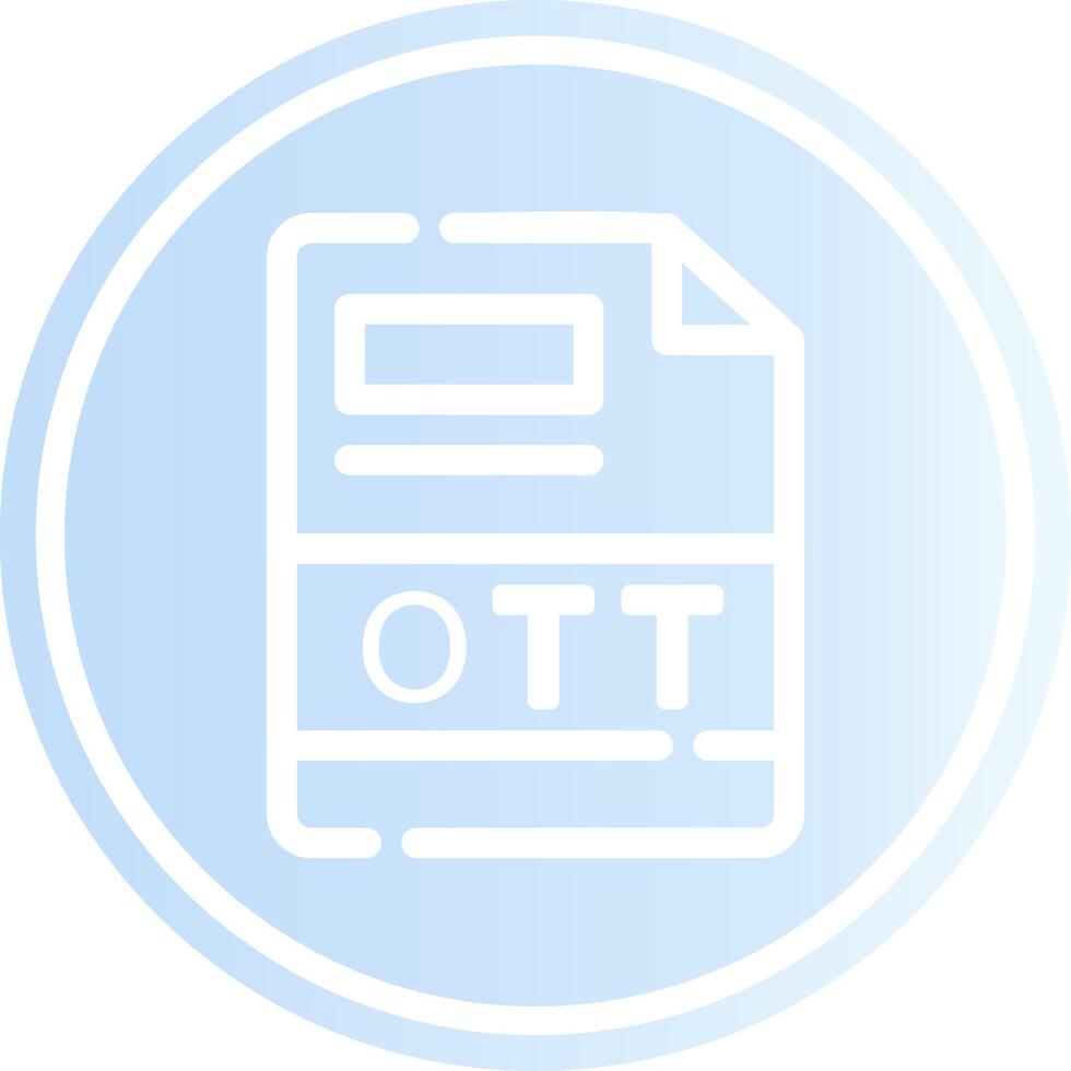 OTT Creative Icon Design vector