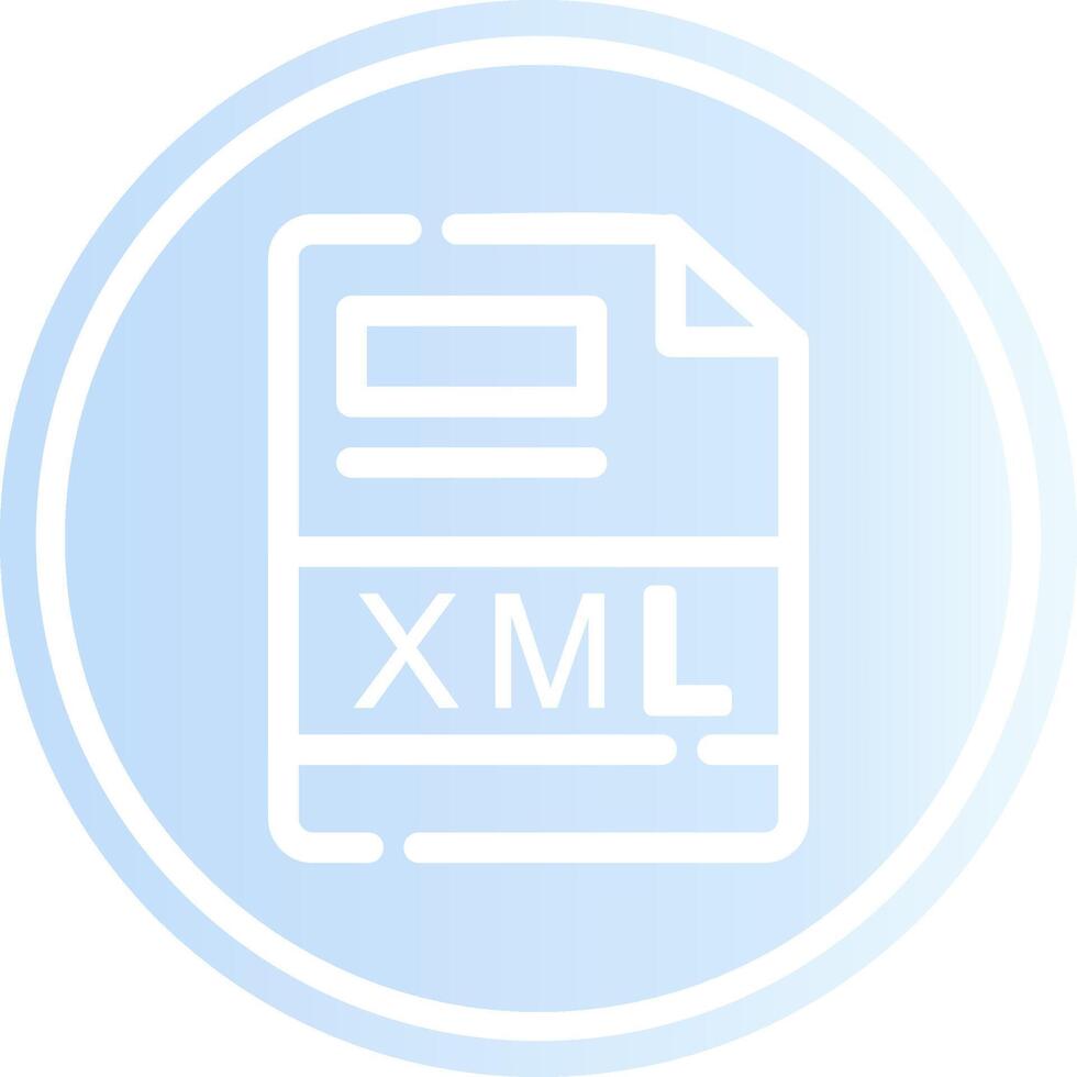 XML Creative Icon Design vector