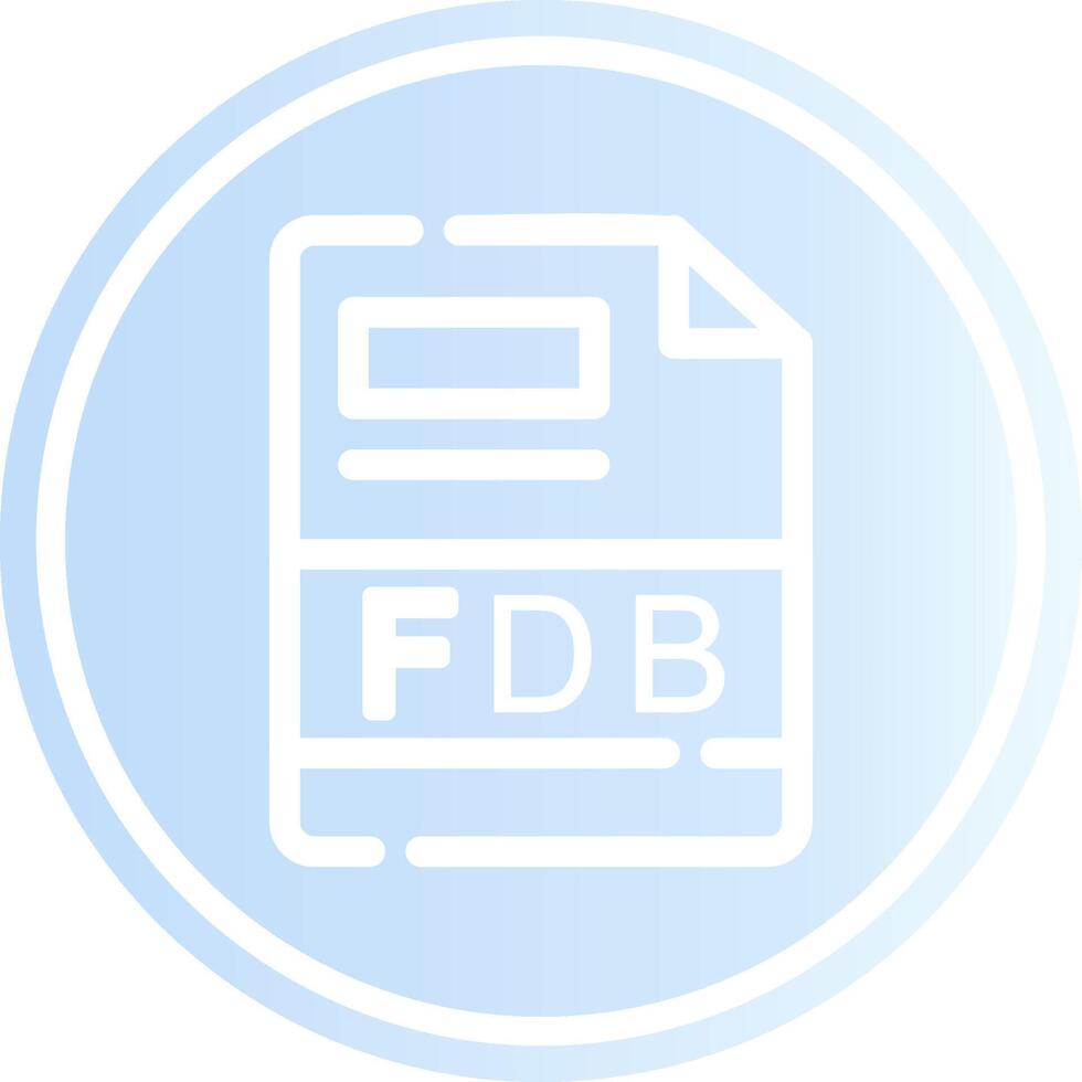 FDB Creative Icon Design vector