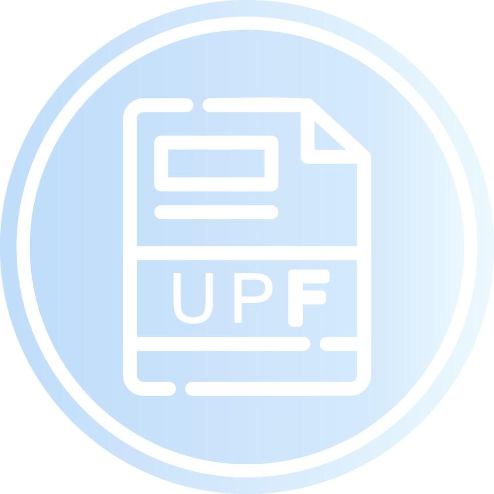 UPF Creative Icon Design vector