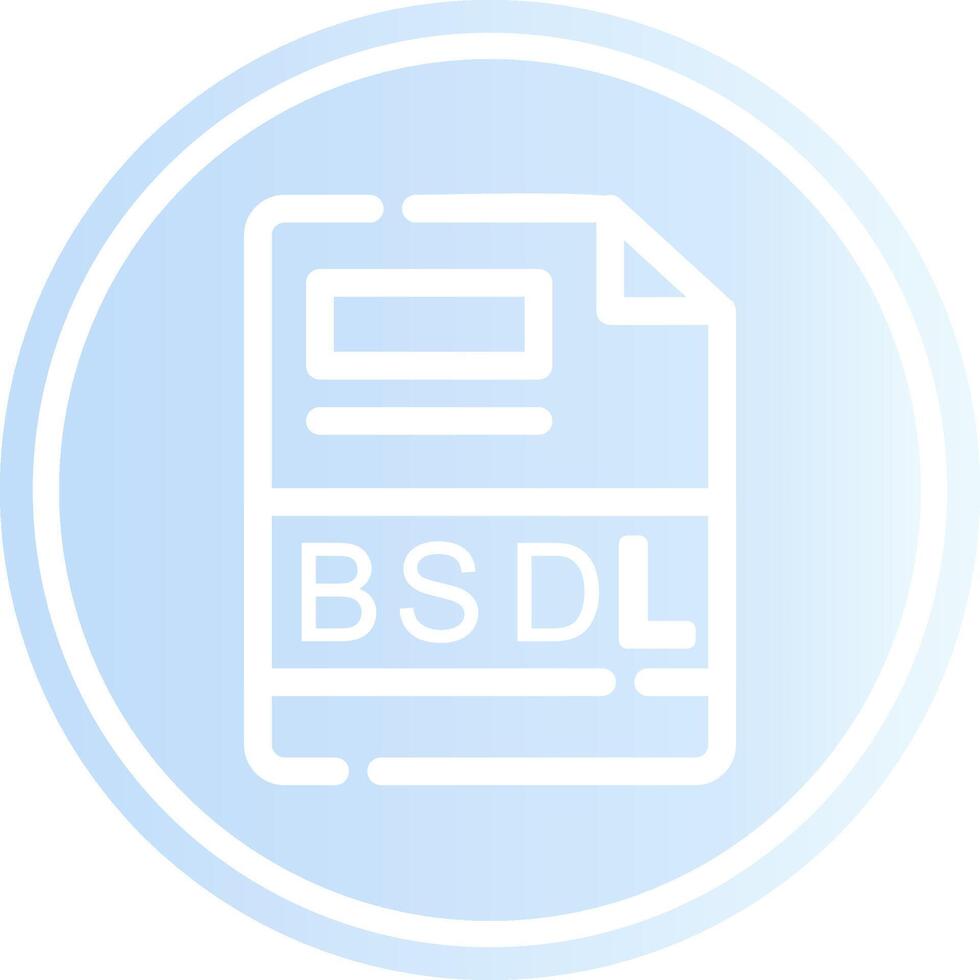 BSDL Creative Icon Design vector