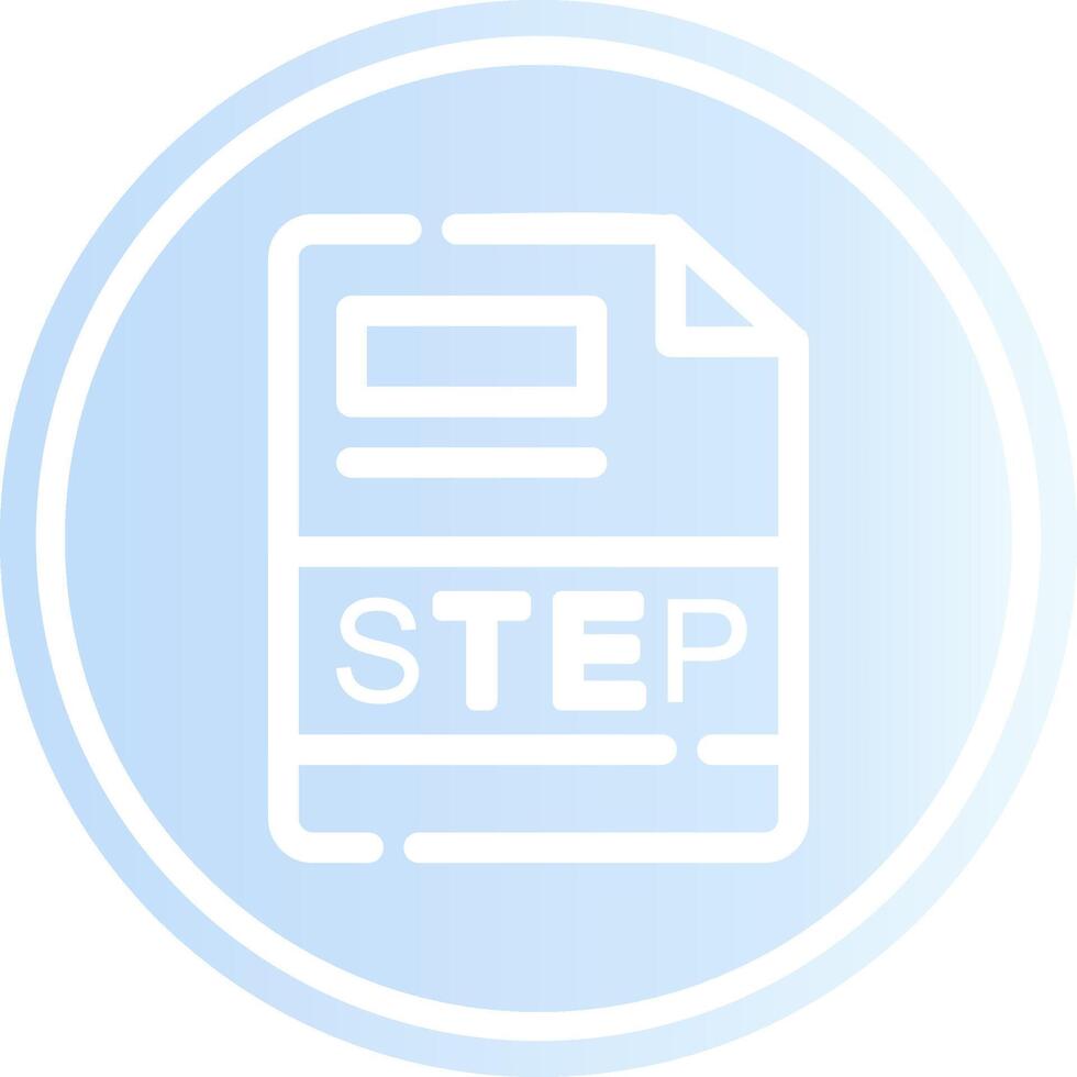 STEP Creative Icon Design vector