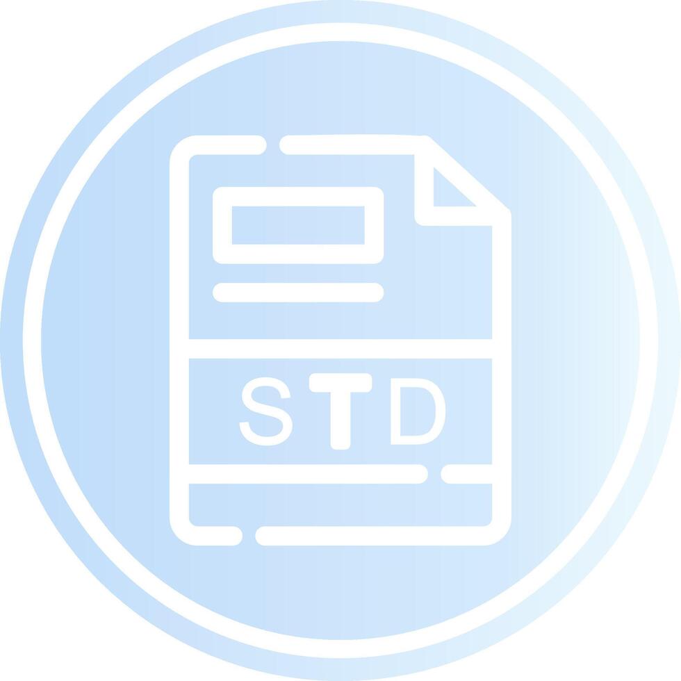 std creativo icono diseño vector