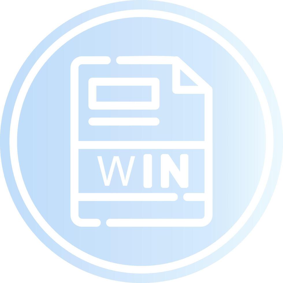 WIN Creative Icon Design vector