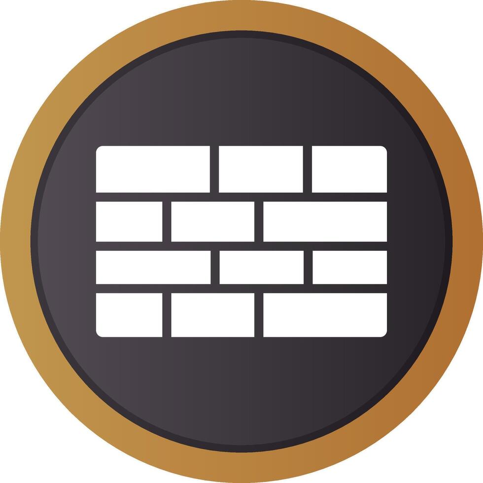 Brick Wall Creative Icon Design vector