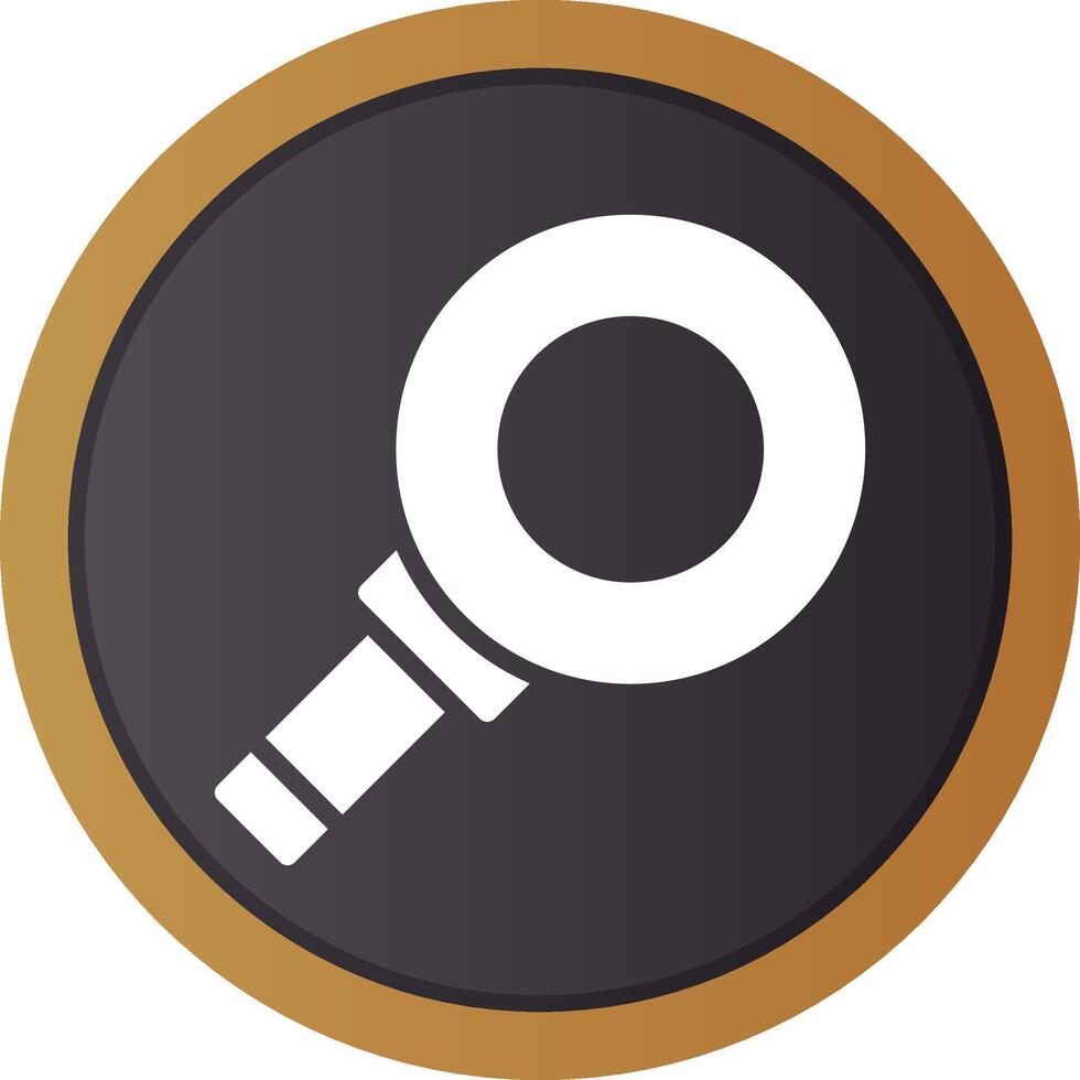 Magnifying Creative Icon Design vector