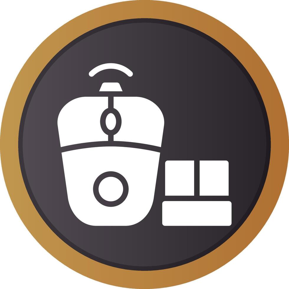 Wireless Mouse Creative Icon Design vector