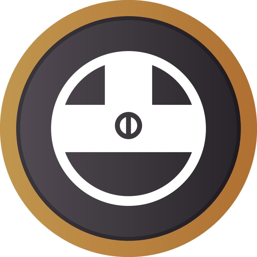 Steering Wheel Creative Icon Design vector