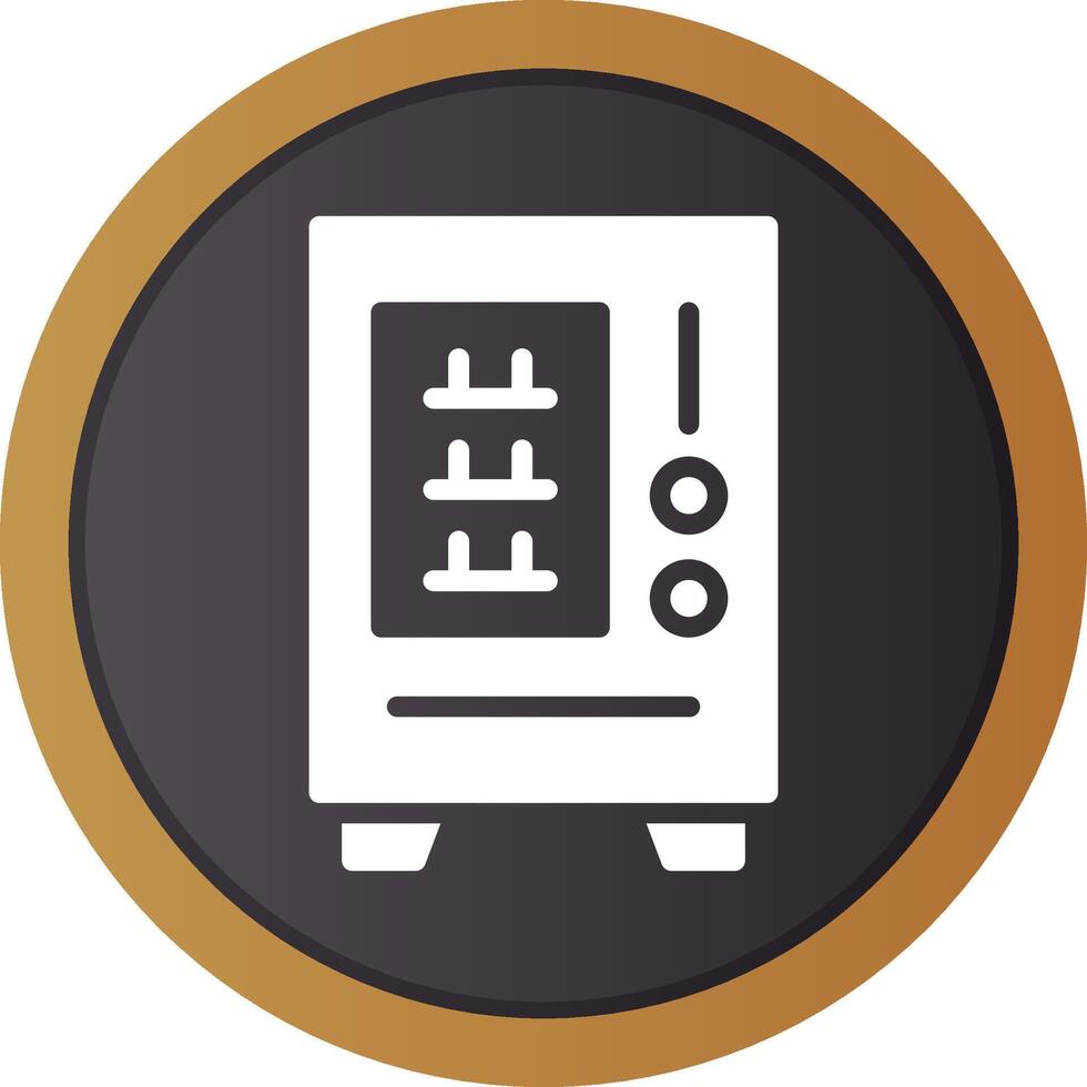Vending Machine Creative Icon Design vector