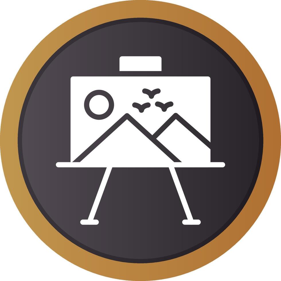 Paint Canvas Creative Icon Design vector