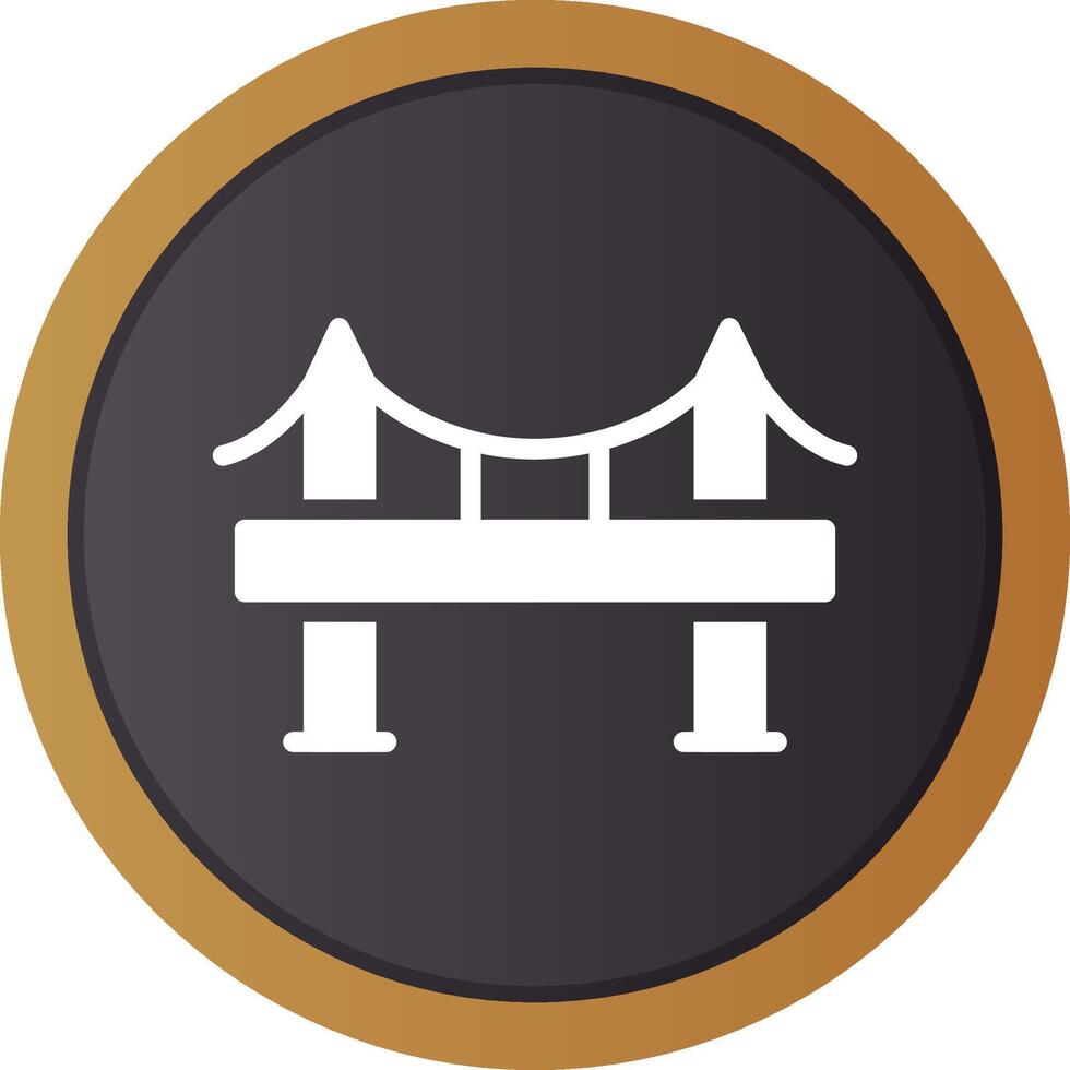 Bridge Creative Icon Design vector