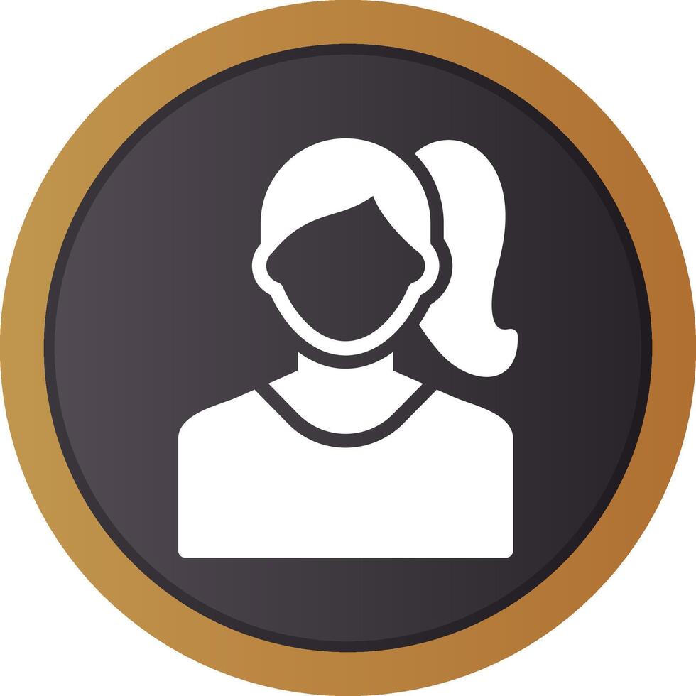 Woman Creative Icon Design vector