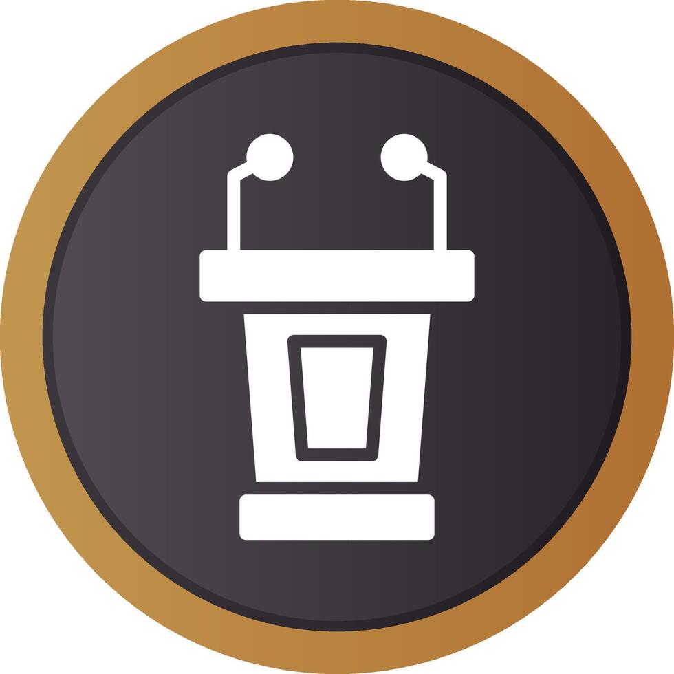 Lectern Creative Icon Design vector