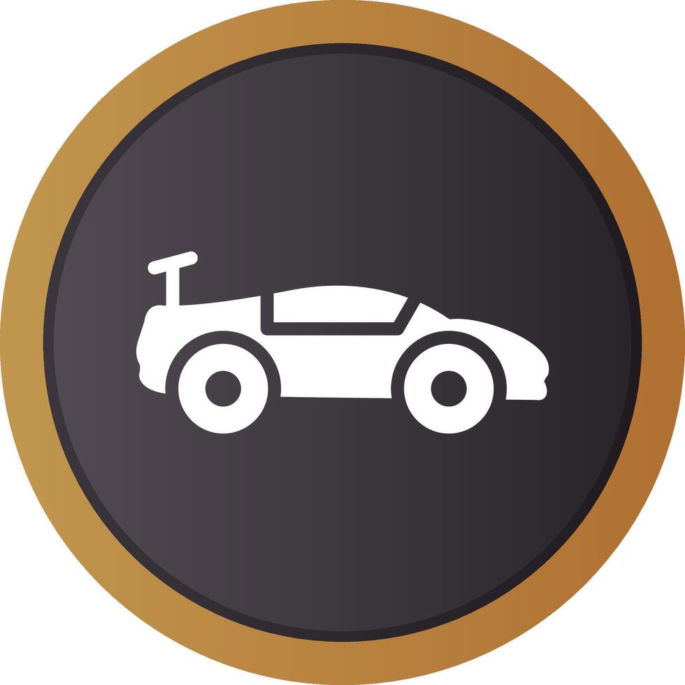 Super Car Creative Icon Design vector