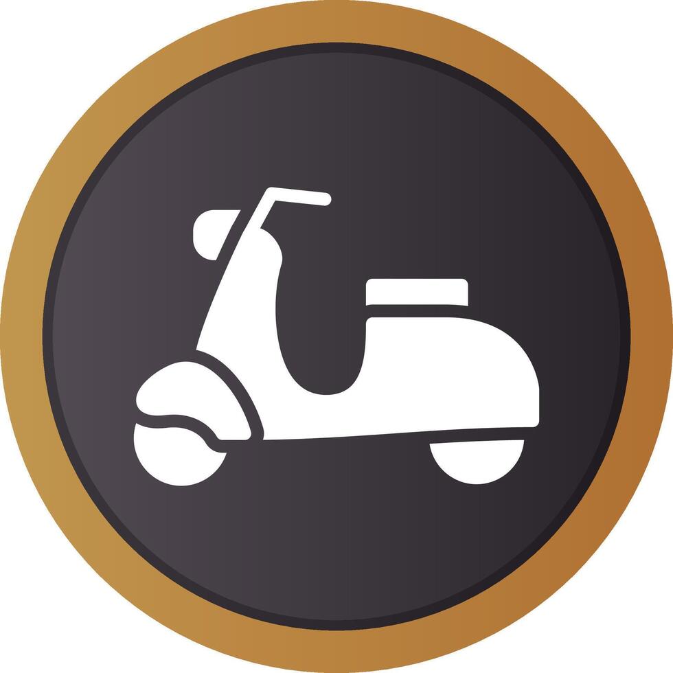 Scooter Creative Icon Design vector