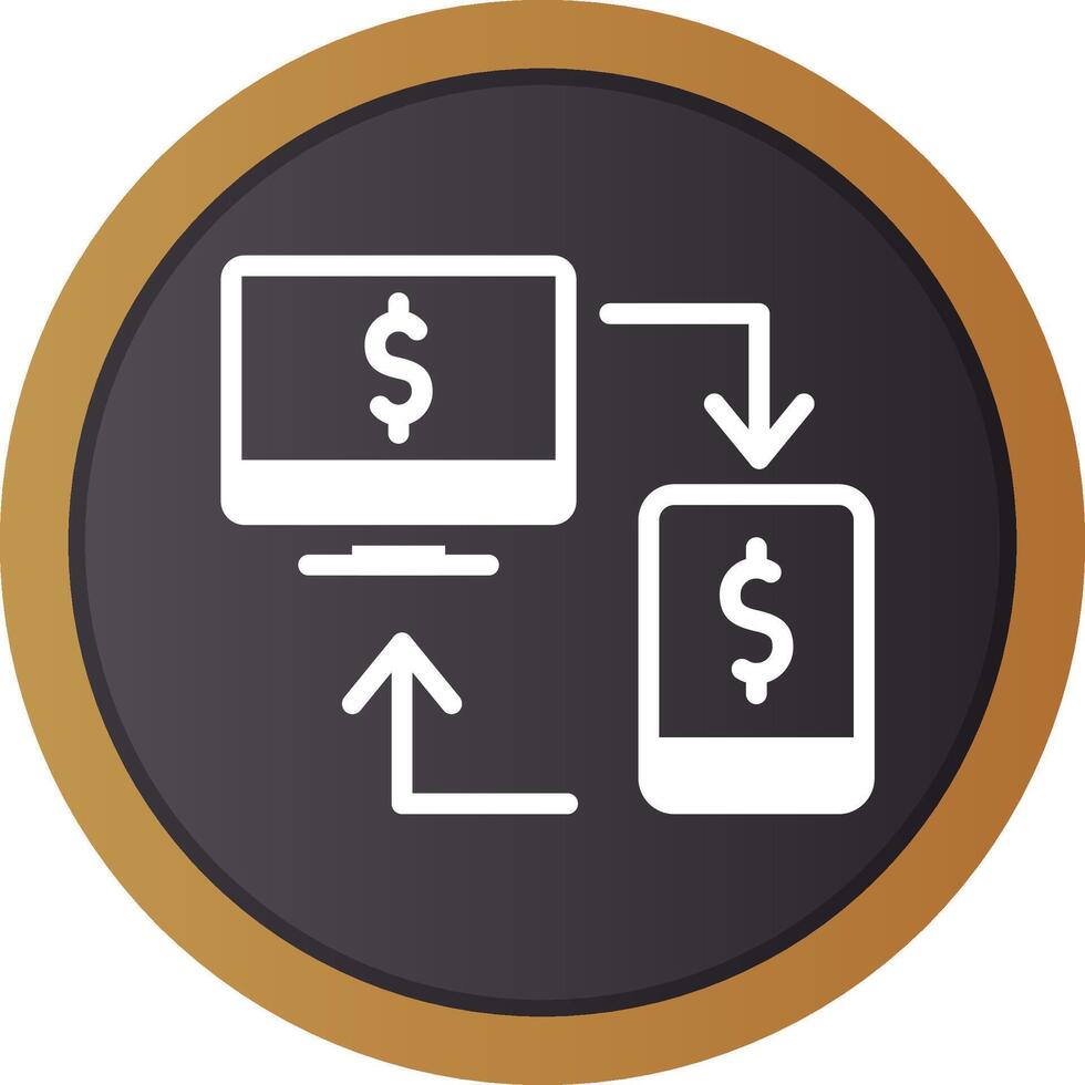 Online Transfer Creative Icon Design vector