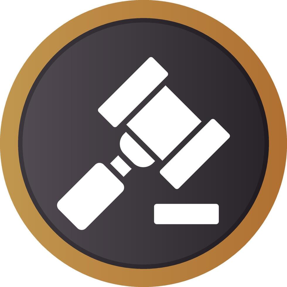 Gavel Creative Icon Design vector