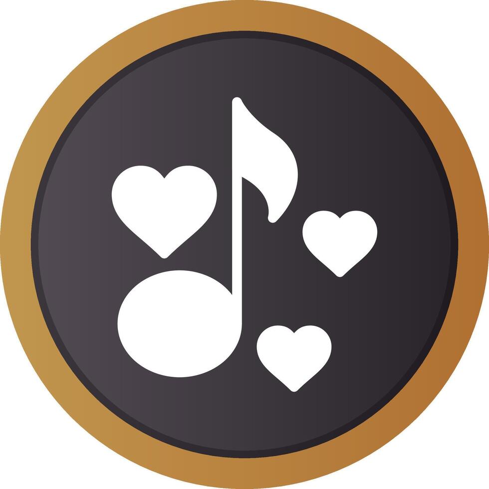 Love Song Creative Icon Design vector