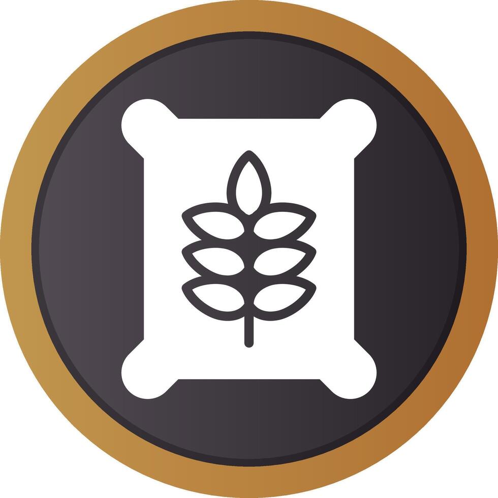 Seed Bag Creative Icon Design vector
