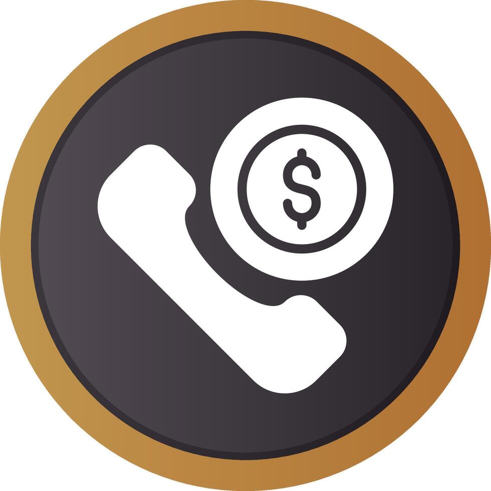 Phone Call Creative Icon Design vector