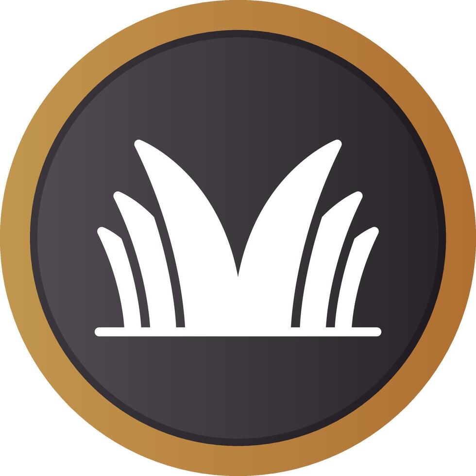 Grass Creative Icon Design vector