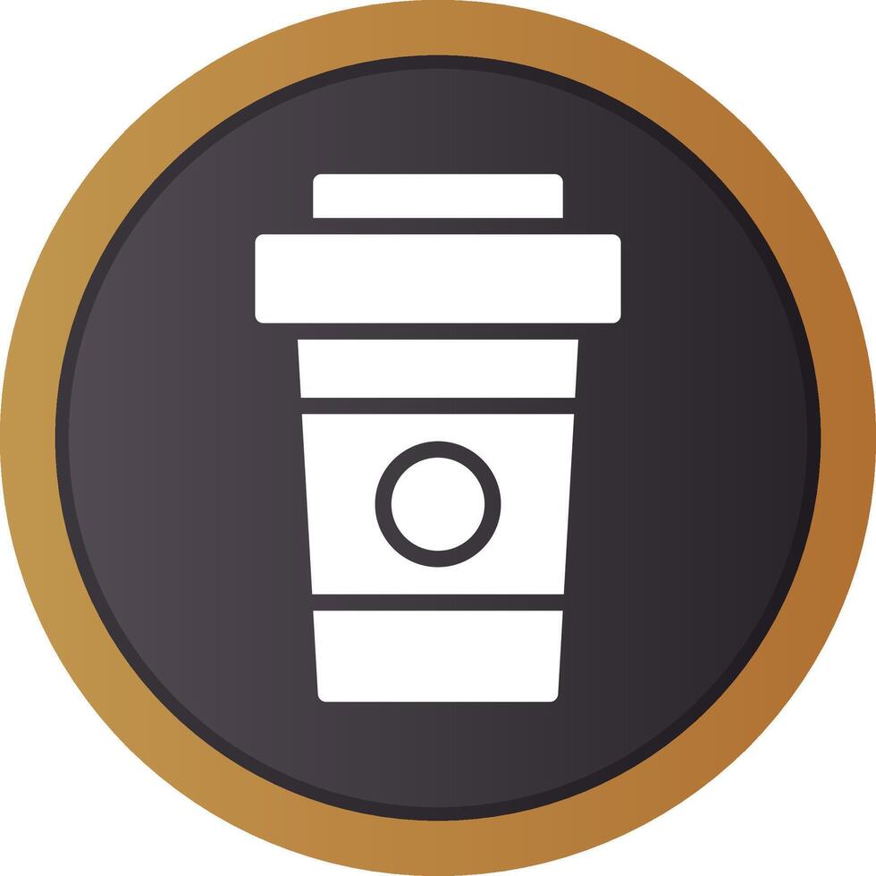 Paper Cup Creative Icon Design vector