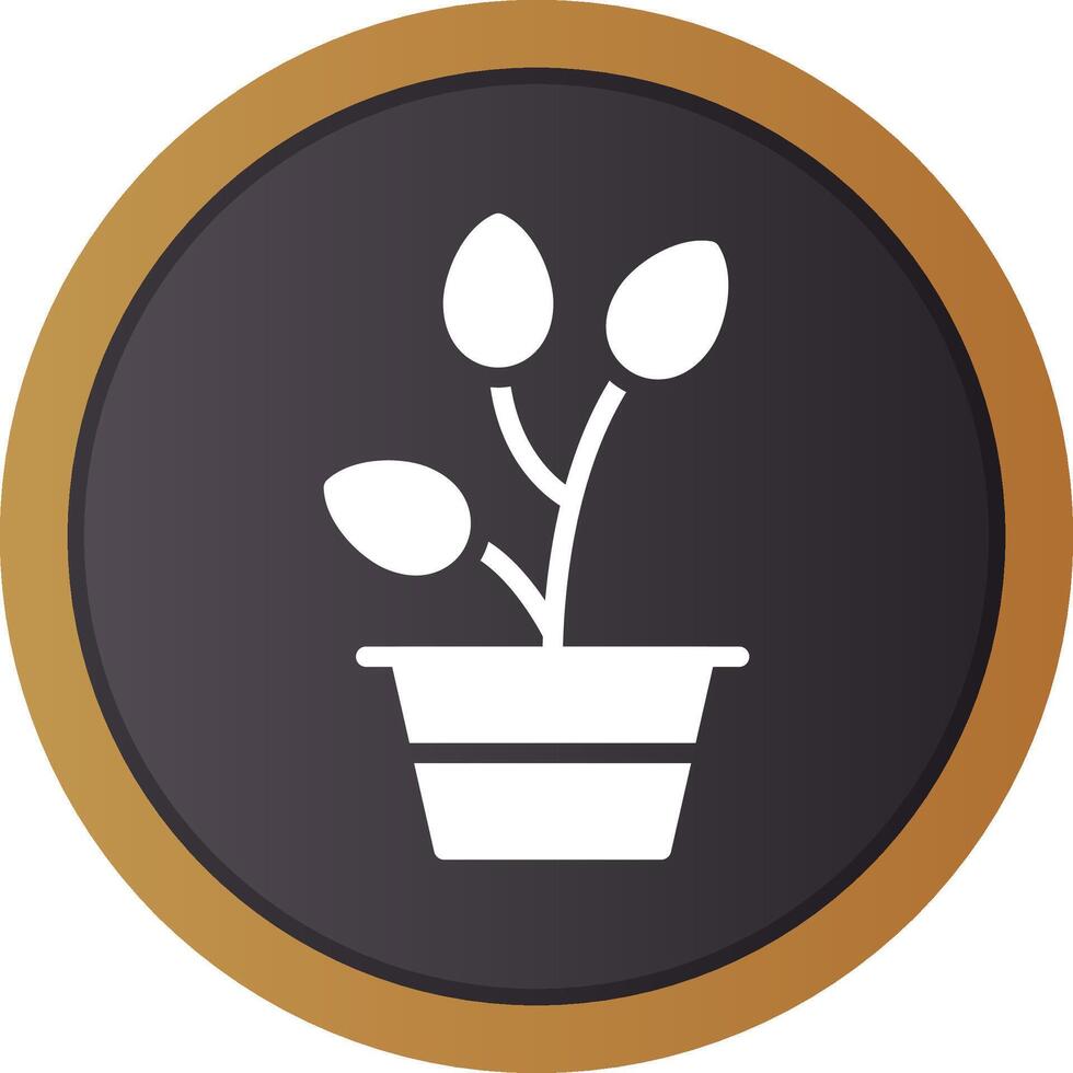 diseño de icono creativo de planta vector