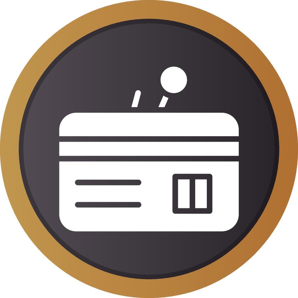 Phishing Credit Card Creative Icon Design vector