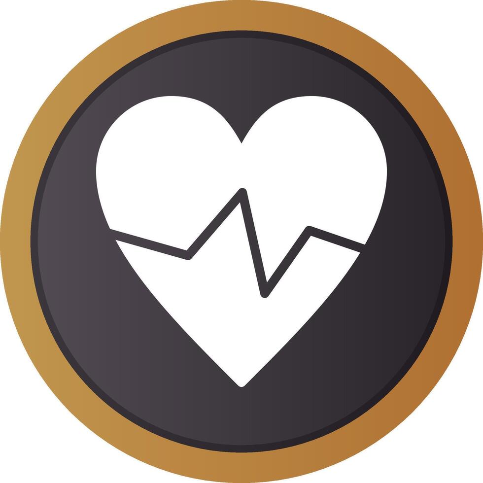 Heart Rate Creative Icon Design vector