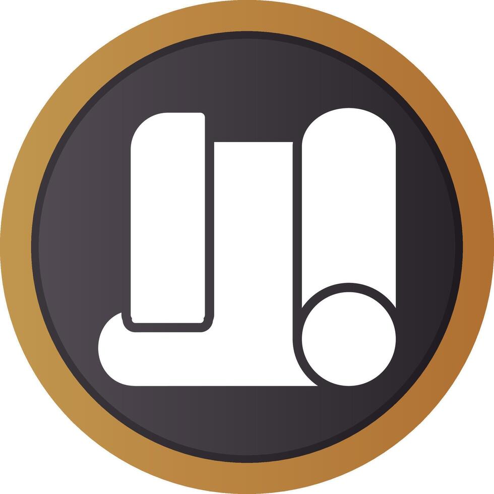 Paper Roll Creative Icon Design vector