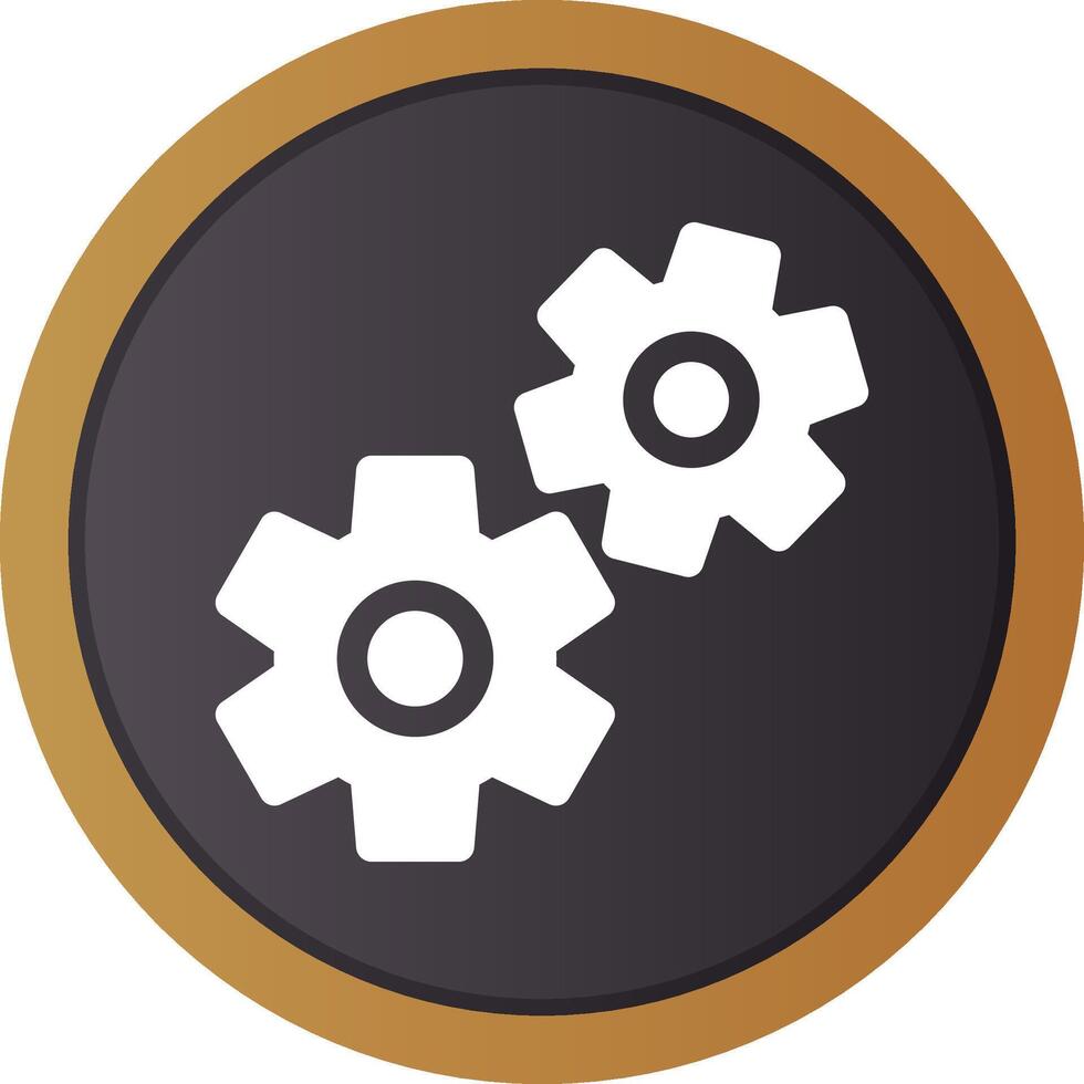 Cogwheels Creative Icon Design vector