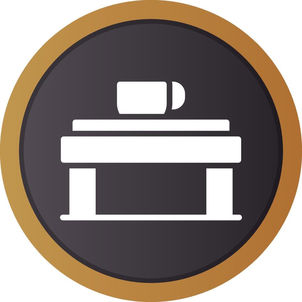 Coffee Table Creative Icon Design vector