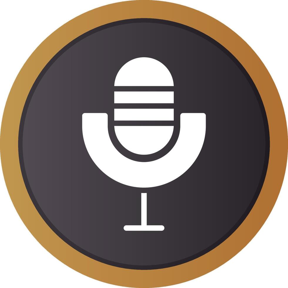 Microphone Creative Icon Design vector