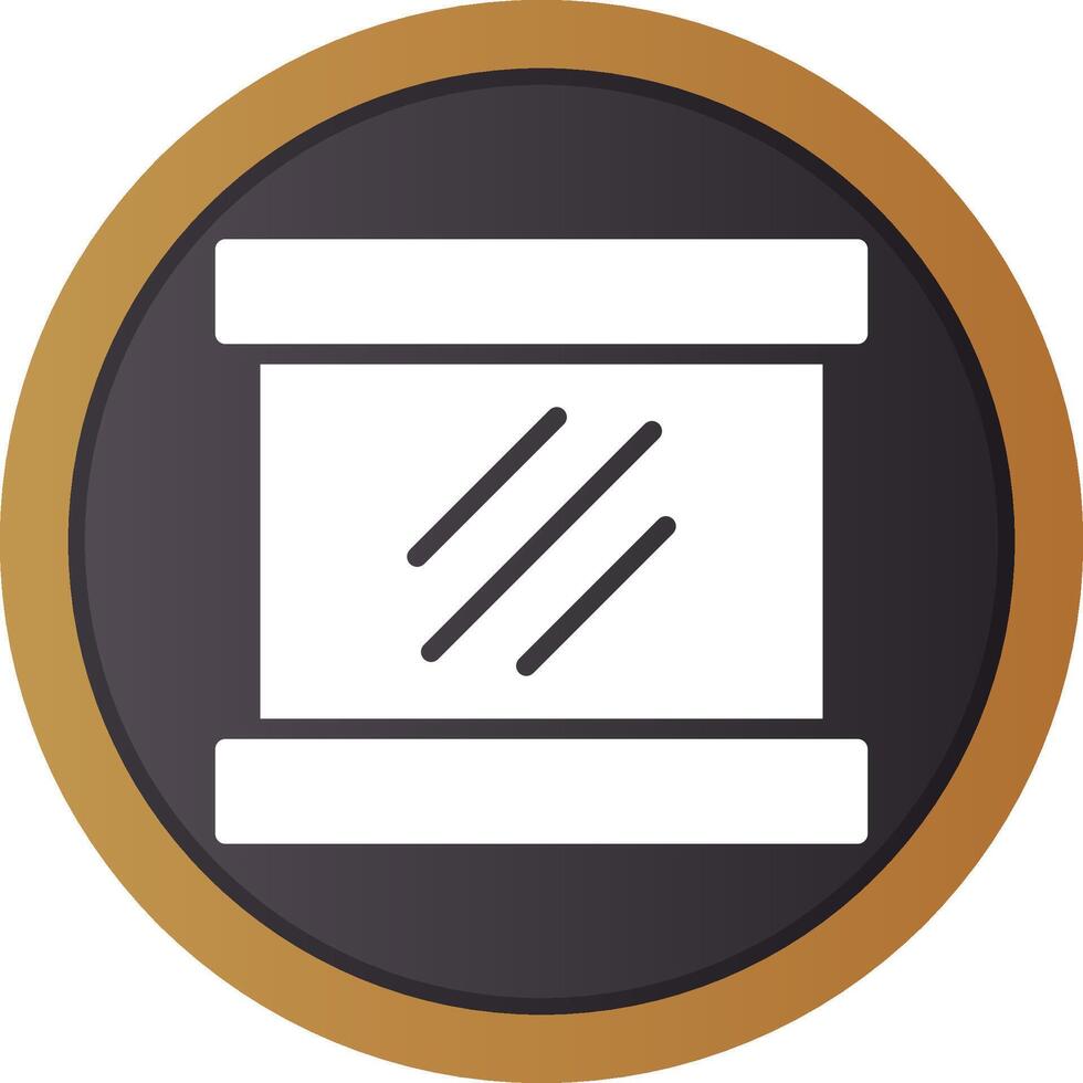 Mirror Creative Icon Design vector