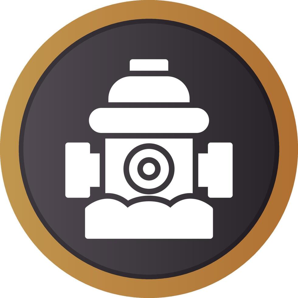 Fire Hydrant Creative Icon Design vector