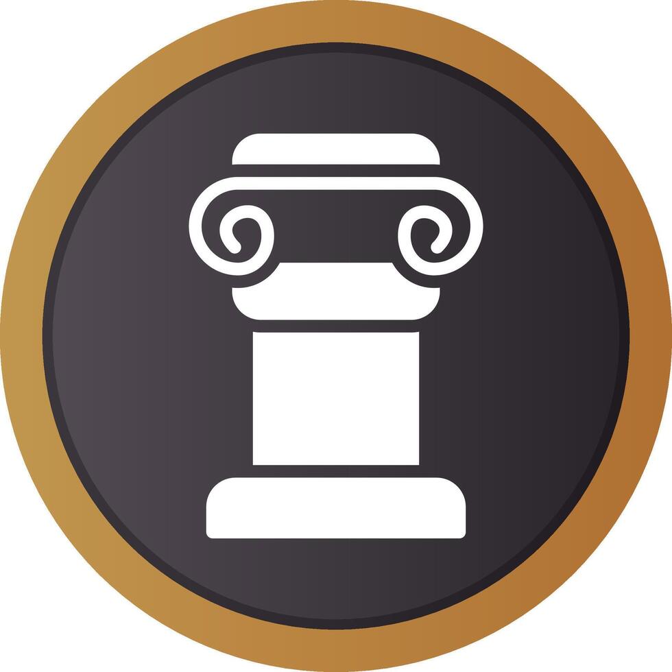 Pillar Creative Icon Design vector