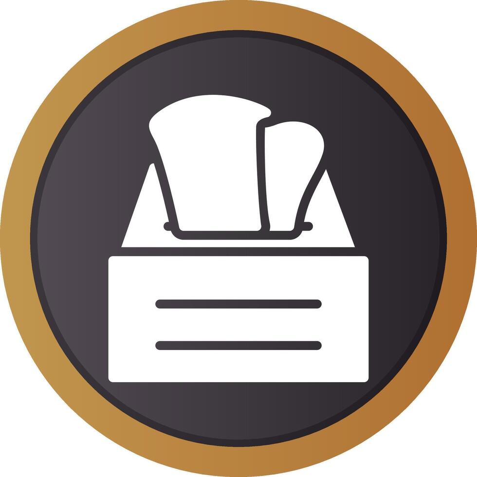 Tissue Box Creative Icon Design vector