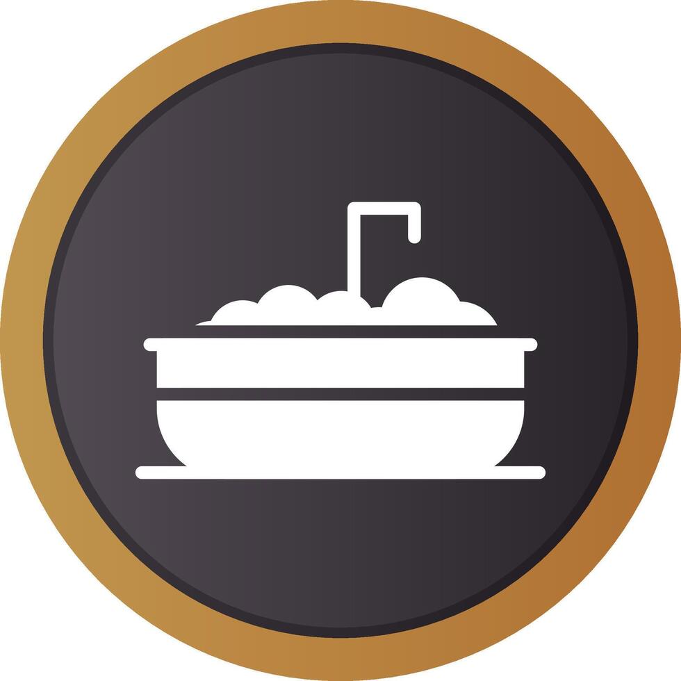 Bathtub Creative Icon Design vector