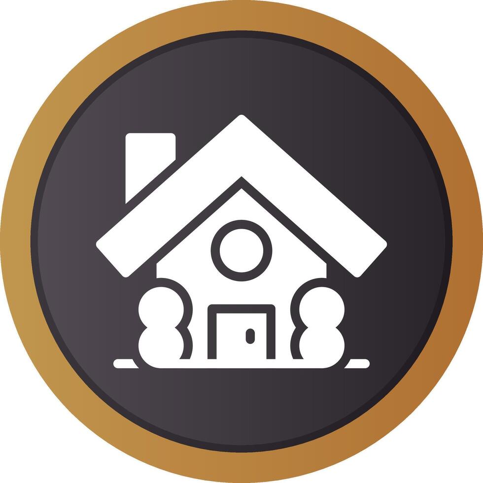 Cabin Creative Icon Design vector