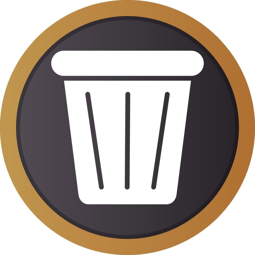 Trash Creative Icon Design vector