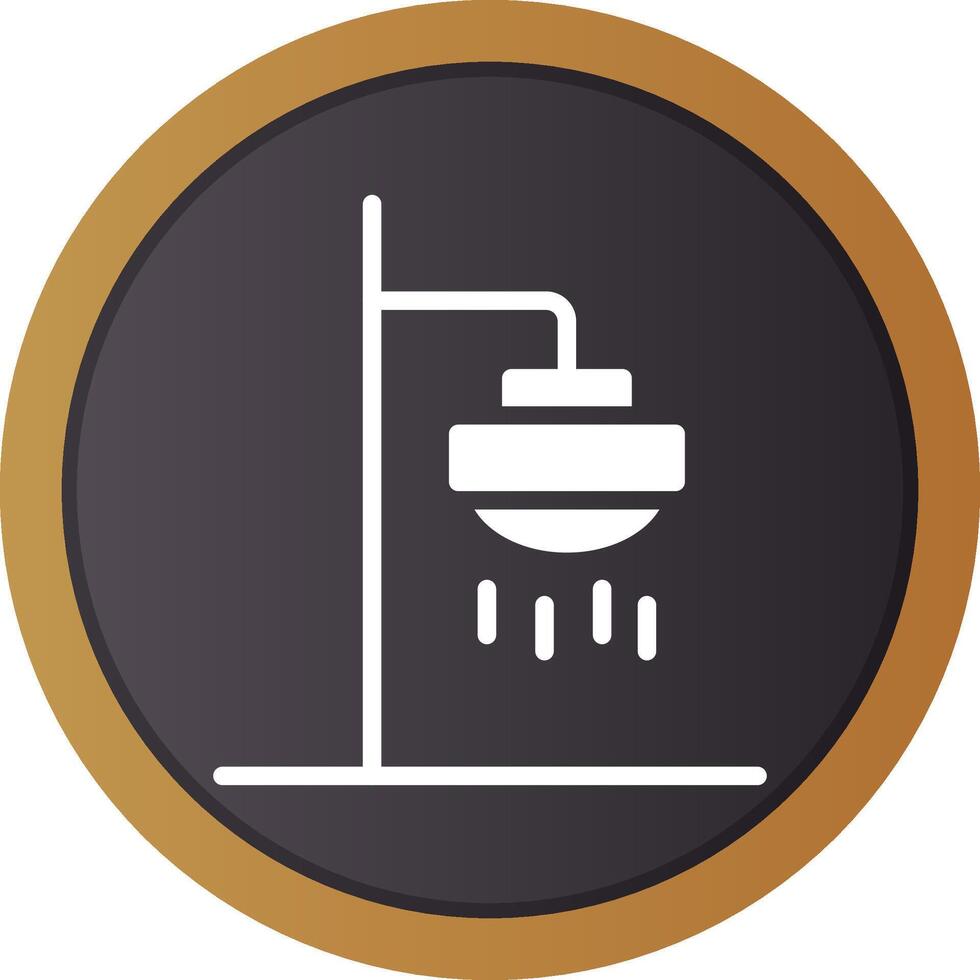 Roof Shower Creative Icon Design vector