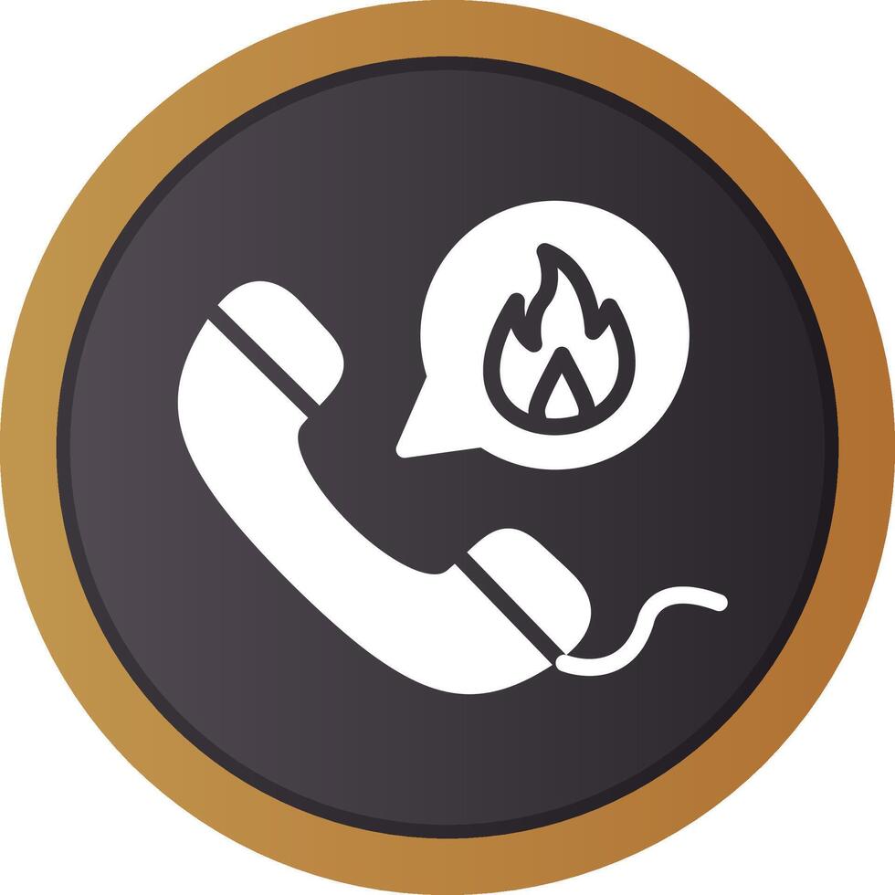 Emergency Call Creative Icon Design vector