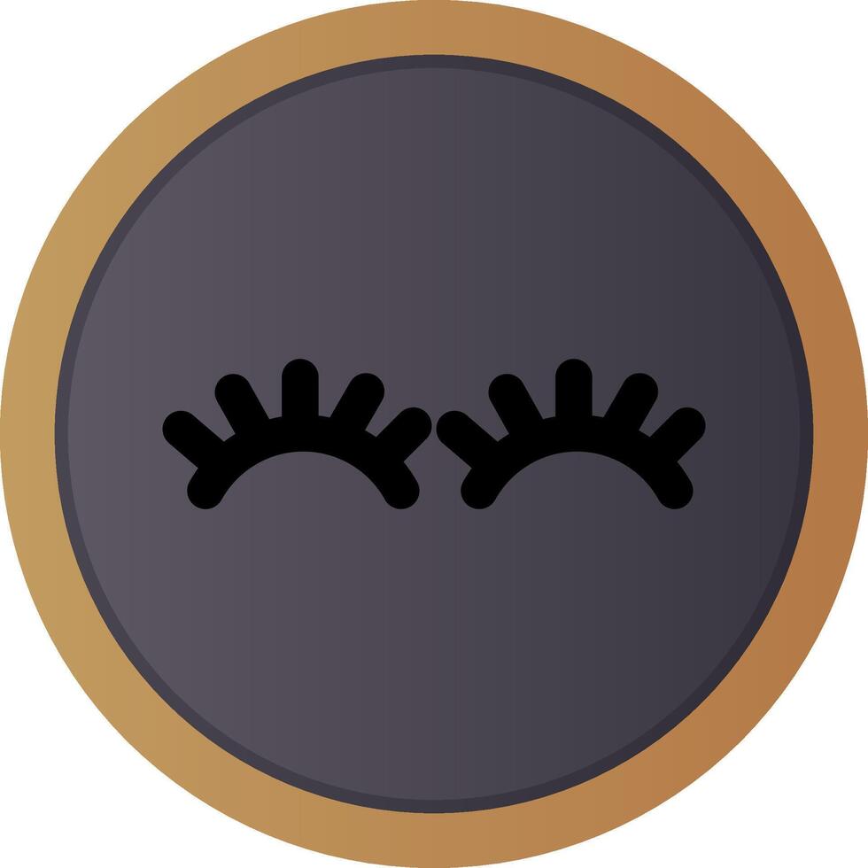 Eyelashes Creative Icon Design vector