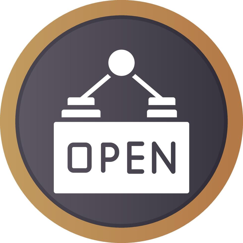 Open Creative Icon Design vector