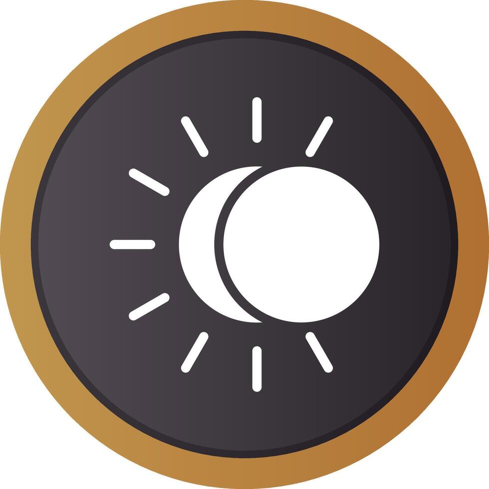 Eclipse Creative Icon Design vector