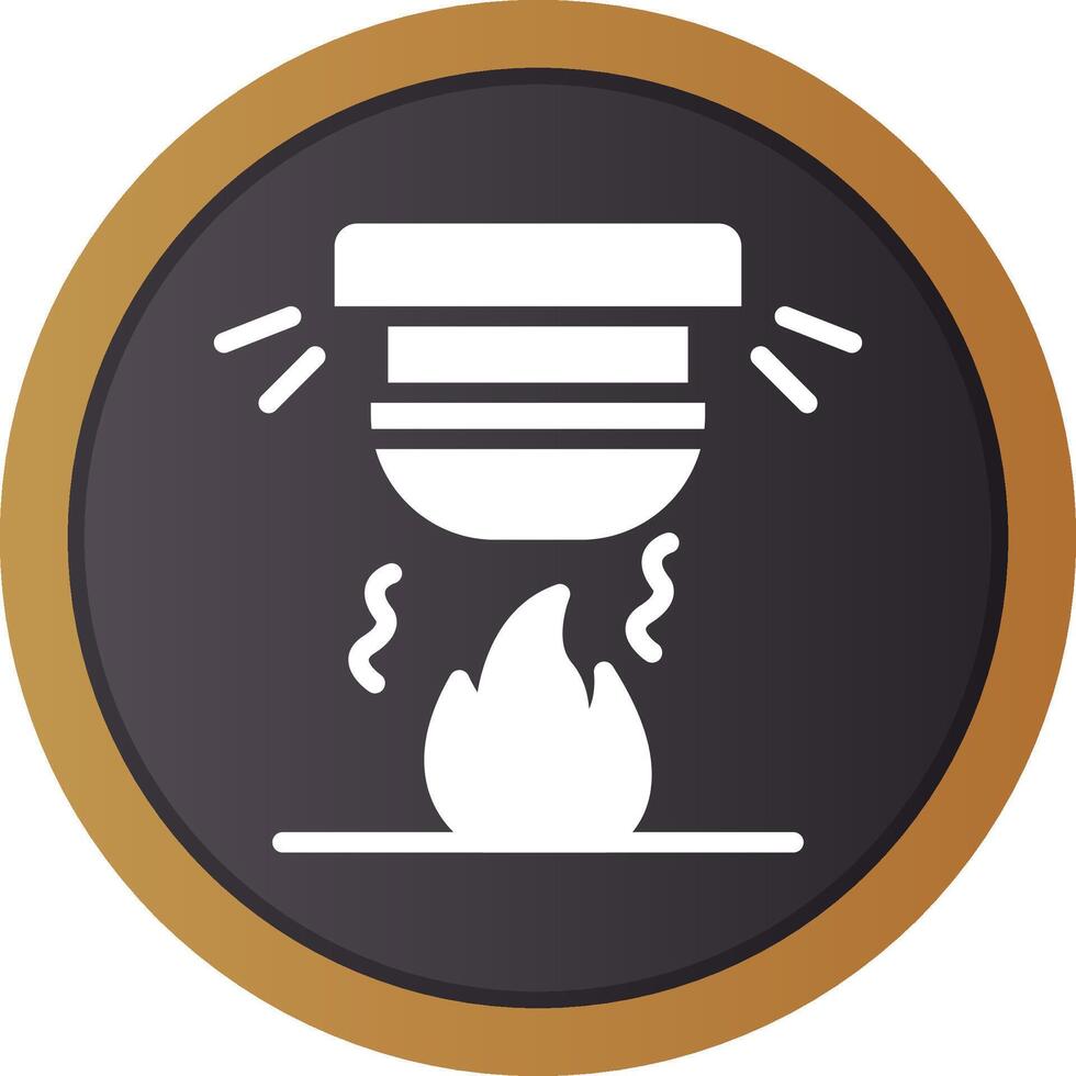 Fire Alarm Creative Icon Design vector