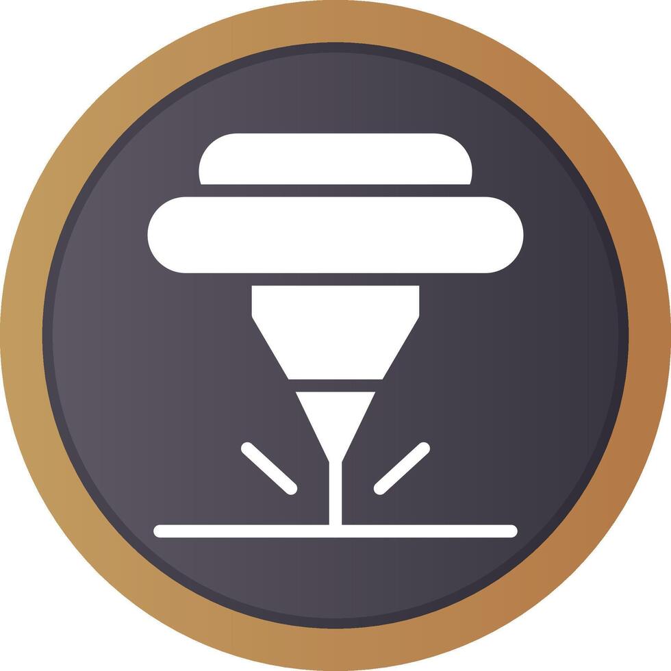 Laser Creative Icon Design vector