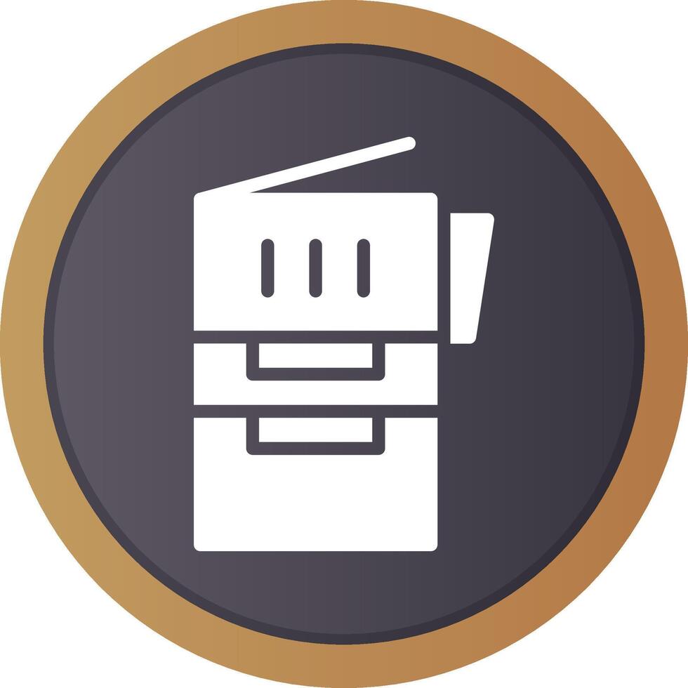 Copy Machine Creative Icon Design vector